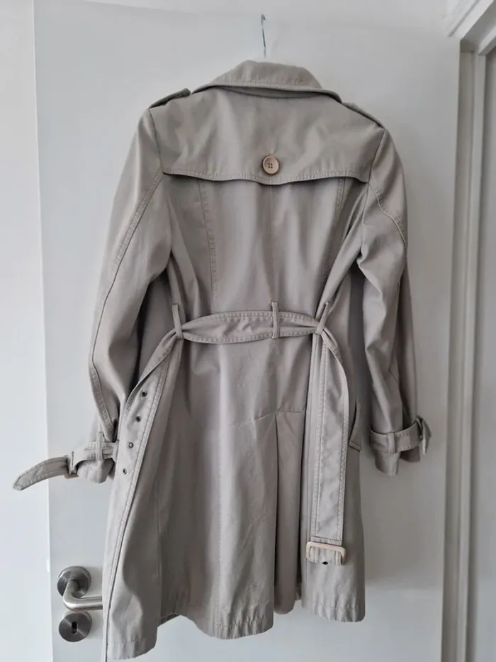 Trench Marque Freda Taille 1 (38) beige - photo numéro 5