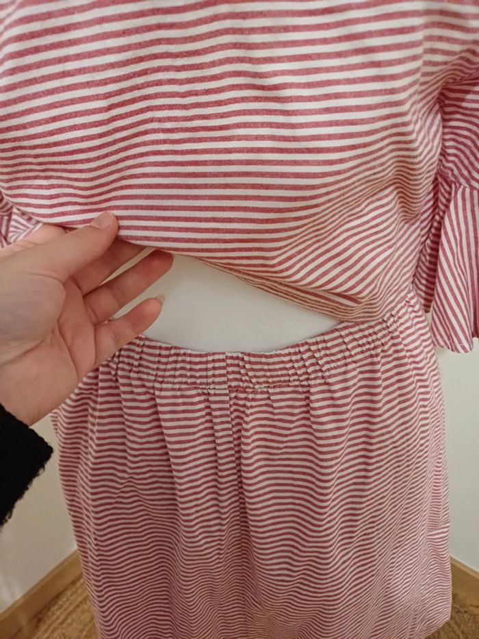 Robe rayée à épaules découvertes Kling taille S/M 36/38 - photo numéro 7