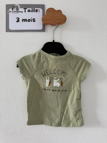 Tee shirt - taille 3 mois 🌼