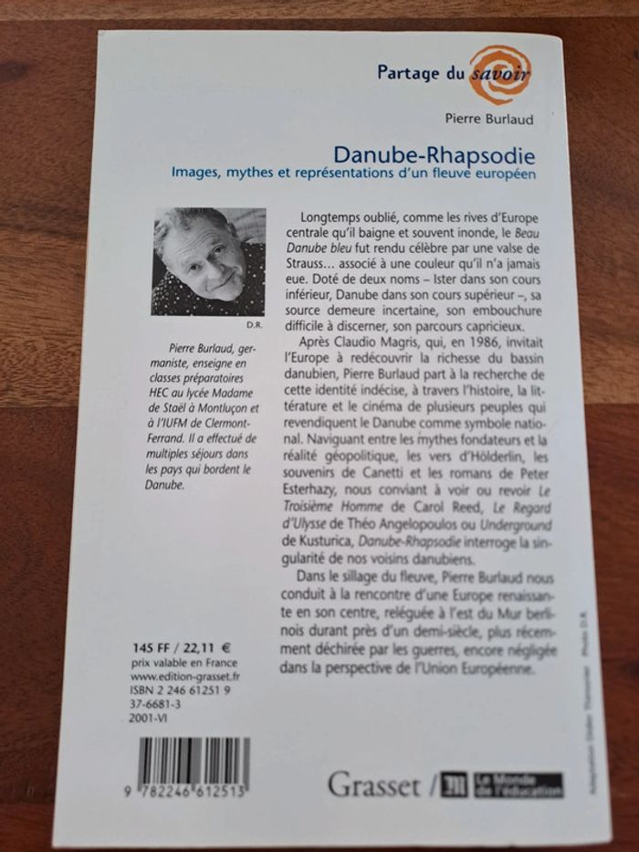 Livre Danube Rhapsodie, Pierre Burlaud - photo numéro 2