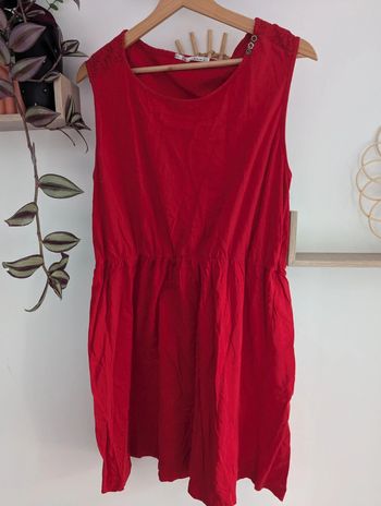 Robe rouge cerise 🍒 en jersey taille XL