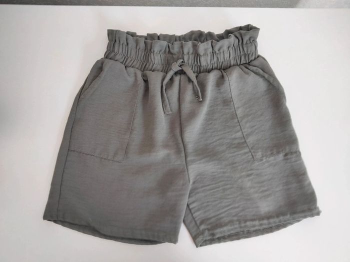Short fluide - kaki - tissaia - 8 ans