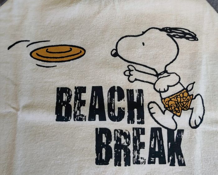 Tee-shirt Snoopy 🐶 au frisbee 🐾 - photo numéro 2