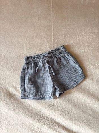 Short en gaz bleu ciel Kiabi 🌸