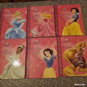 Lot de 6 livres Disney LES PRINCESSES