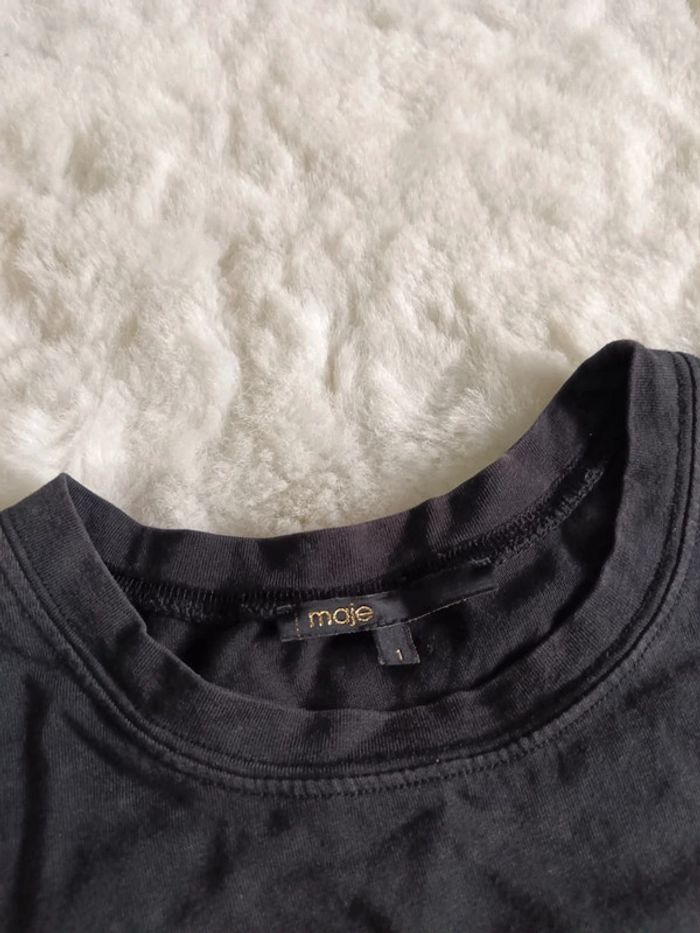 Teeshirt effet vieillit Old school Maje taille 36 - photo numéro 4