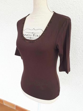 5 € Top marron 123