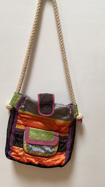 Sac bandoulière ethnique 26x28