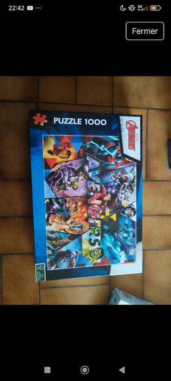 Puzzle 1000 pièces avengers