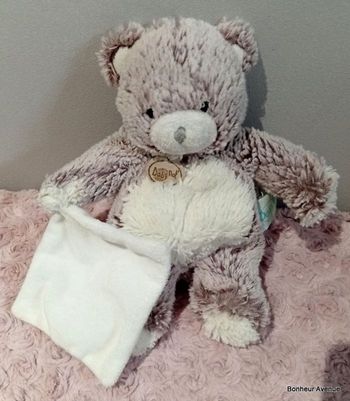 Doudou nounours tout doux de marque Baby Nat'