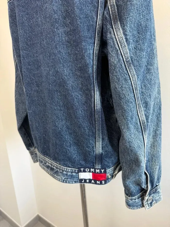 Veste en jeans Tommy Jeans Oversize Utilitary Trucker neuve taille S - photo numéro 7