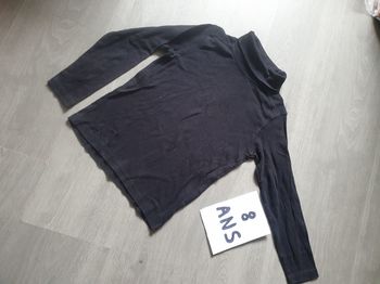 Maillot t-shirt sous pull 8ans garçon