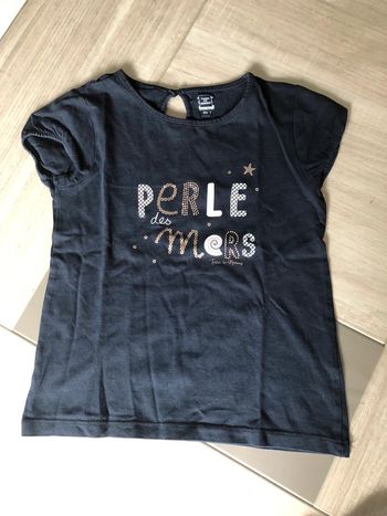 T-shirt fille Terre de Marins - 8 ans