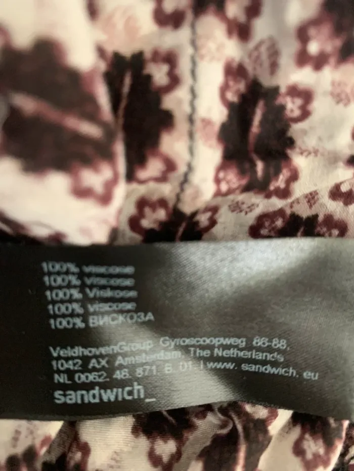 Chemise Sandwich taille 38 manches longues motifs - photo numéro 11