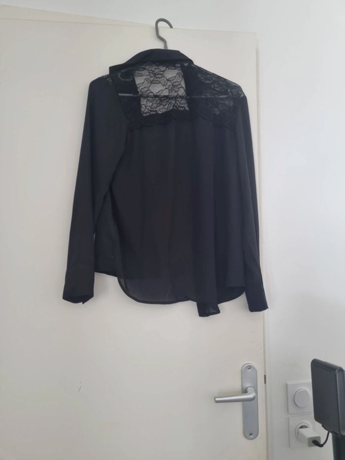 Chemise dentelle noir - photo numéro 2