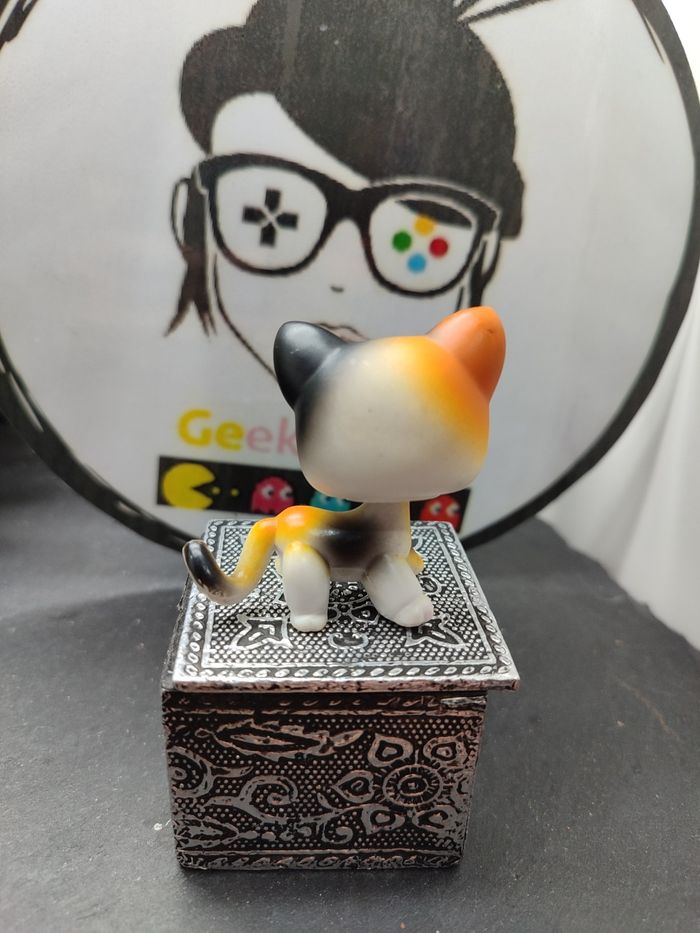 Lps01116 My Littlest Petshop Pet Shop LPS Authentic Chat Cat Shorthair 106 - photo numéro 2