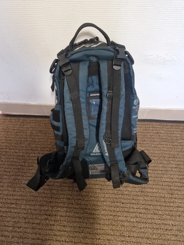 Sac Dimatex Braco XL bleu et noir 40L - photo numéro 7