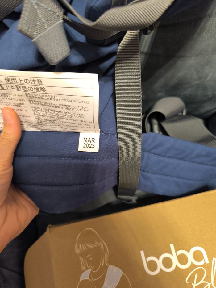 Porte bébé boba Bliss bleu (navy blue) - photo numéro 9