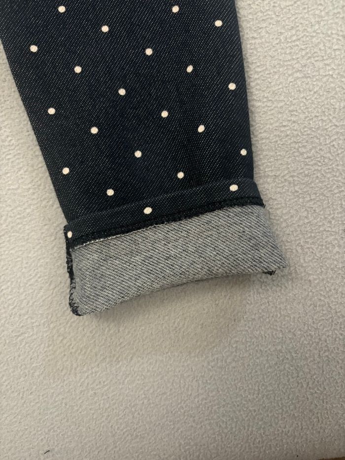 Legging Okaïdi bleu à pois - photo numéro 3