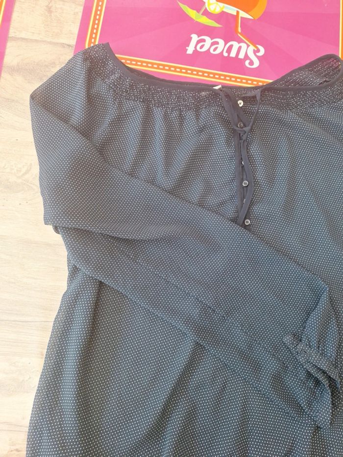 Chemisier bleu marine - photo numéro 2