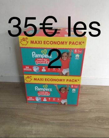 172 couches Pampers baby dry pants taille 5