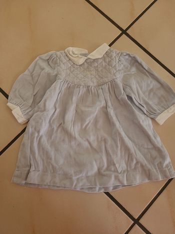 Robe à chevrons bleu ciel Alphabet