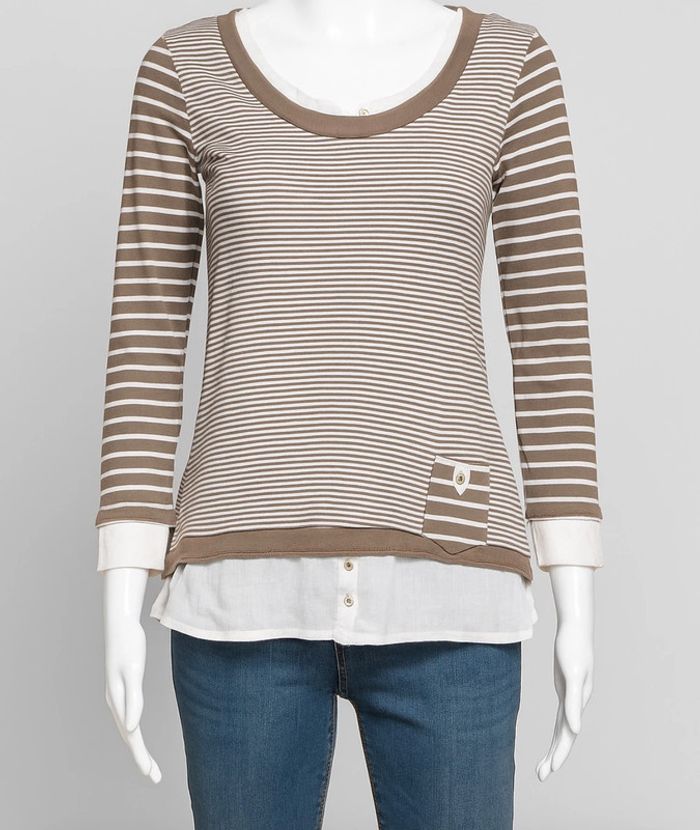 🤎Joli t-shirt EllaModa – Taille 4 équivalent M bon état 🤎 - photo numéro 2
