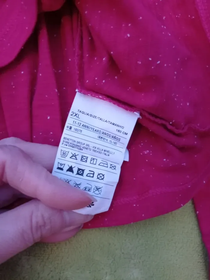 Tee-shirt ML rose taille 11/12 ans UCB - photo numéro 4