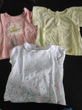 Lot tee shirt 6 mois