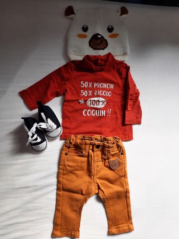 Ensemble bébé garçon 3 mois