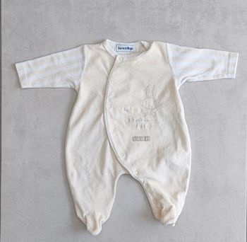 Pyjama velours mixte - 3 mois