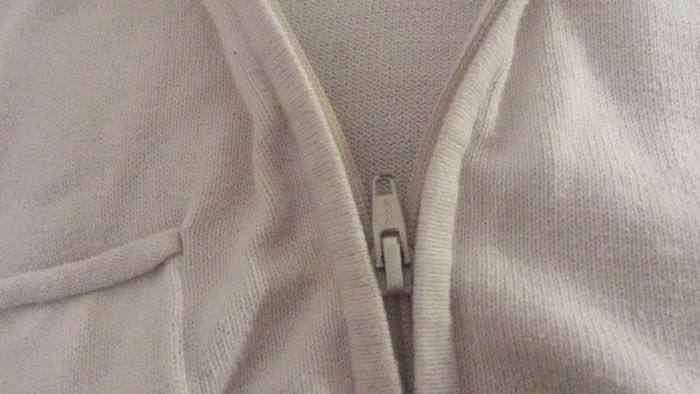 Gilet blanc garçon grain de blé 18 mois - photo numéro 4