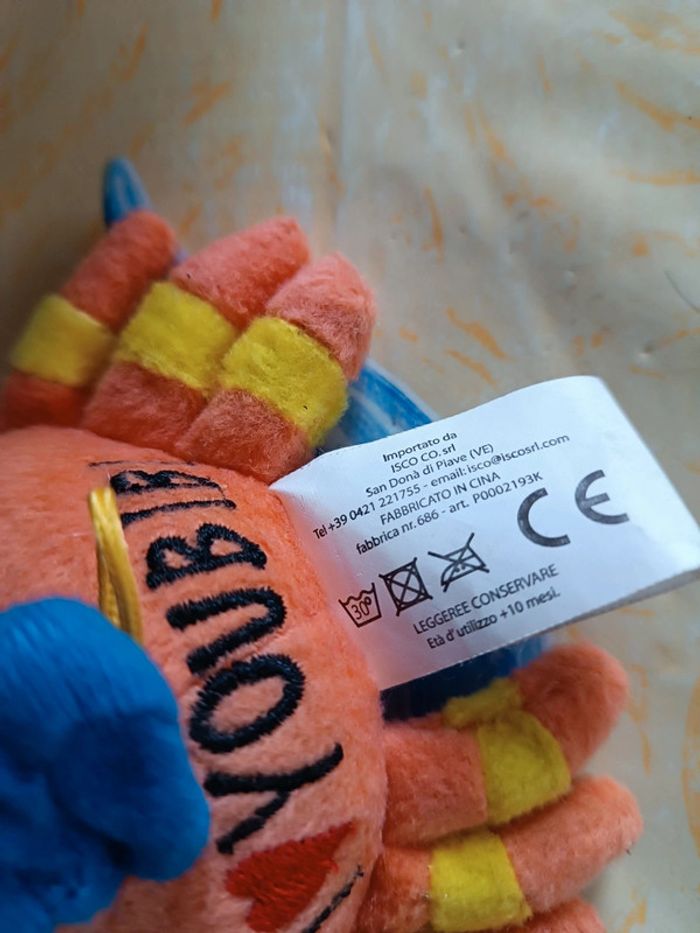 Peluche crabe i love you - photo numéro 3