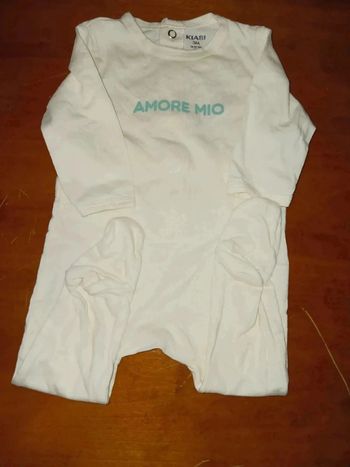 Pyjama fin amore mio 3 mois kiabi