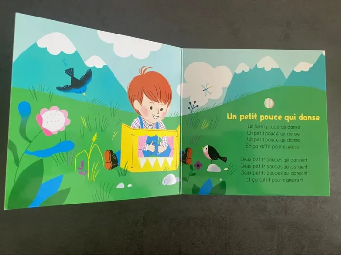 Livre sonore « Mes comptines 1, 2, 3 » Gallimard Jeunesse - photo numéro 4