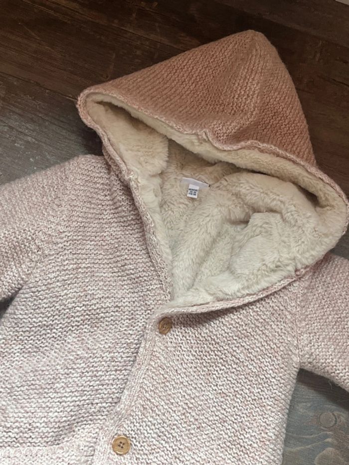 Gros gilet fourré ou manteau fourré 98cm