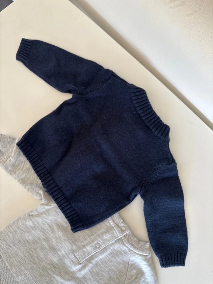 Lot de 2 pull et gilet à zip 3M Tex baby - photo numéro 7