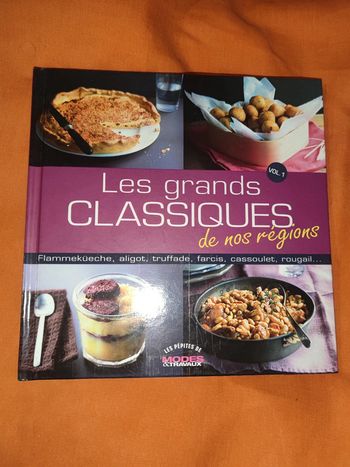 Livre recettes les grands classiques de nos regions