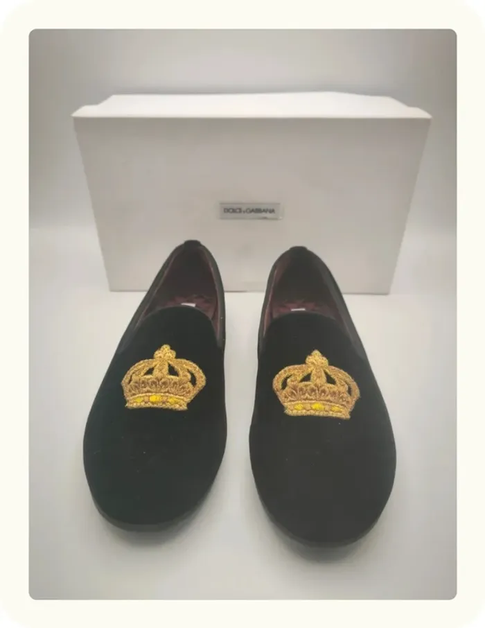 Chaussures mocassins chics enfant Dolce Gabbana Taille 34 - photo numéro 3