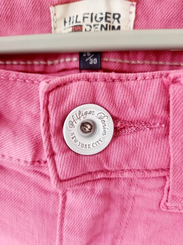 Jean skinny Tommy Hilfiger – Modèle Sophie – Taille W26 L30 – Couleur rose shocking - photo numéro 6