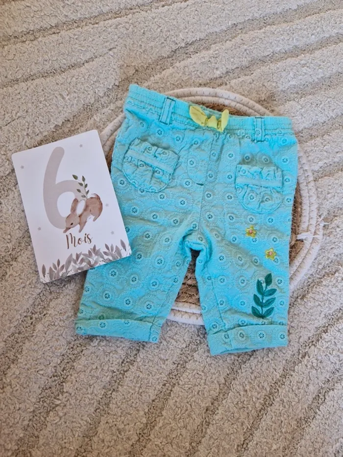 Pantalon bébé fille 6 mois