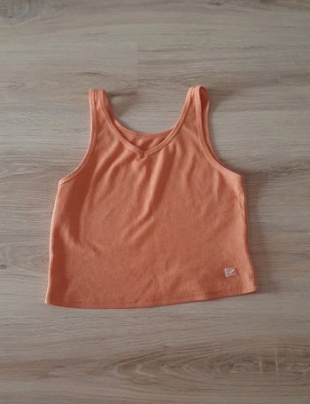 Débardeur court croc top orange Énergétics M