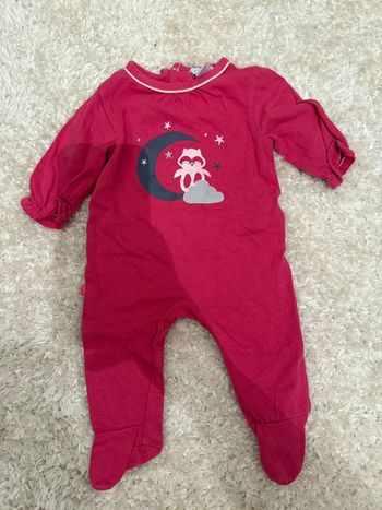 Pyjama vêtement bébé mixte dessin nuage naissance 0 mois 50 cm