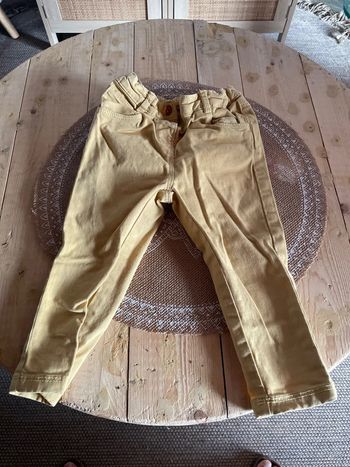 Jean bébé fille jaune