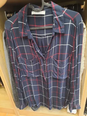 Chemise à carreaux