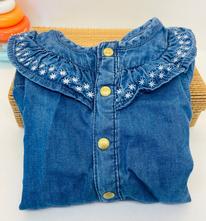 Robe en jean bébé 3 mois