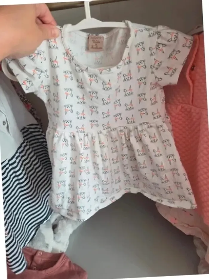 Jolie robe 6 mois fille lapin - photo numéro 3