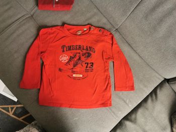 Haut tee shirt manches longues 3 ans garçon rouge