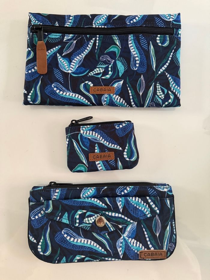 Pochette crossbody + porte monnaie + pochette CABAIA - photo numéro 2