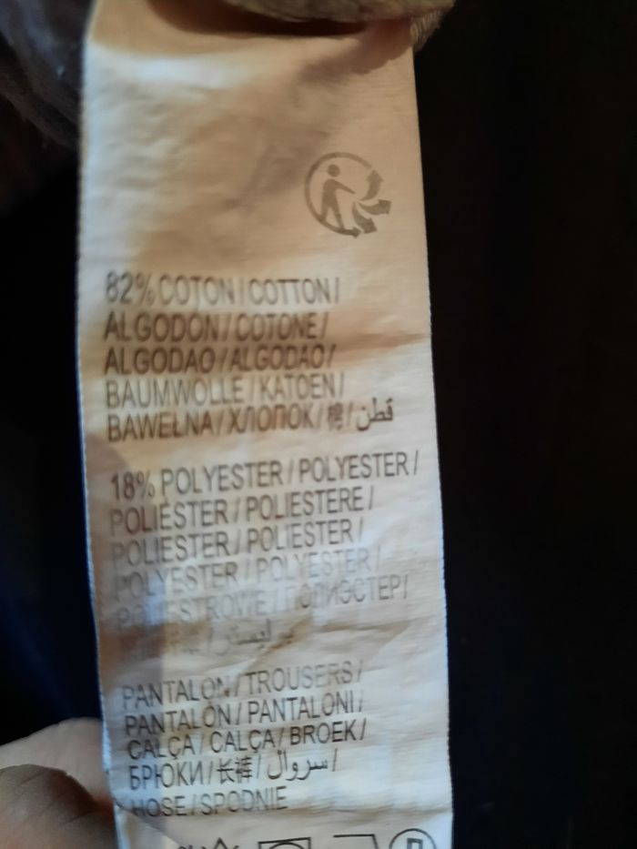 Pantalon épais gris